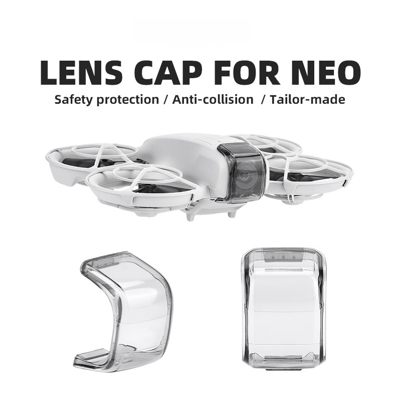 Drone Gimbal Case - DJI Neo レンズカバー用レンズキャップ、ハンドヘルドドローンジンバルカメラプロテクターカバー、防塵保護シールドカバーアクセサリー