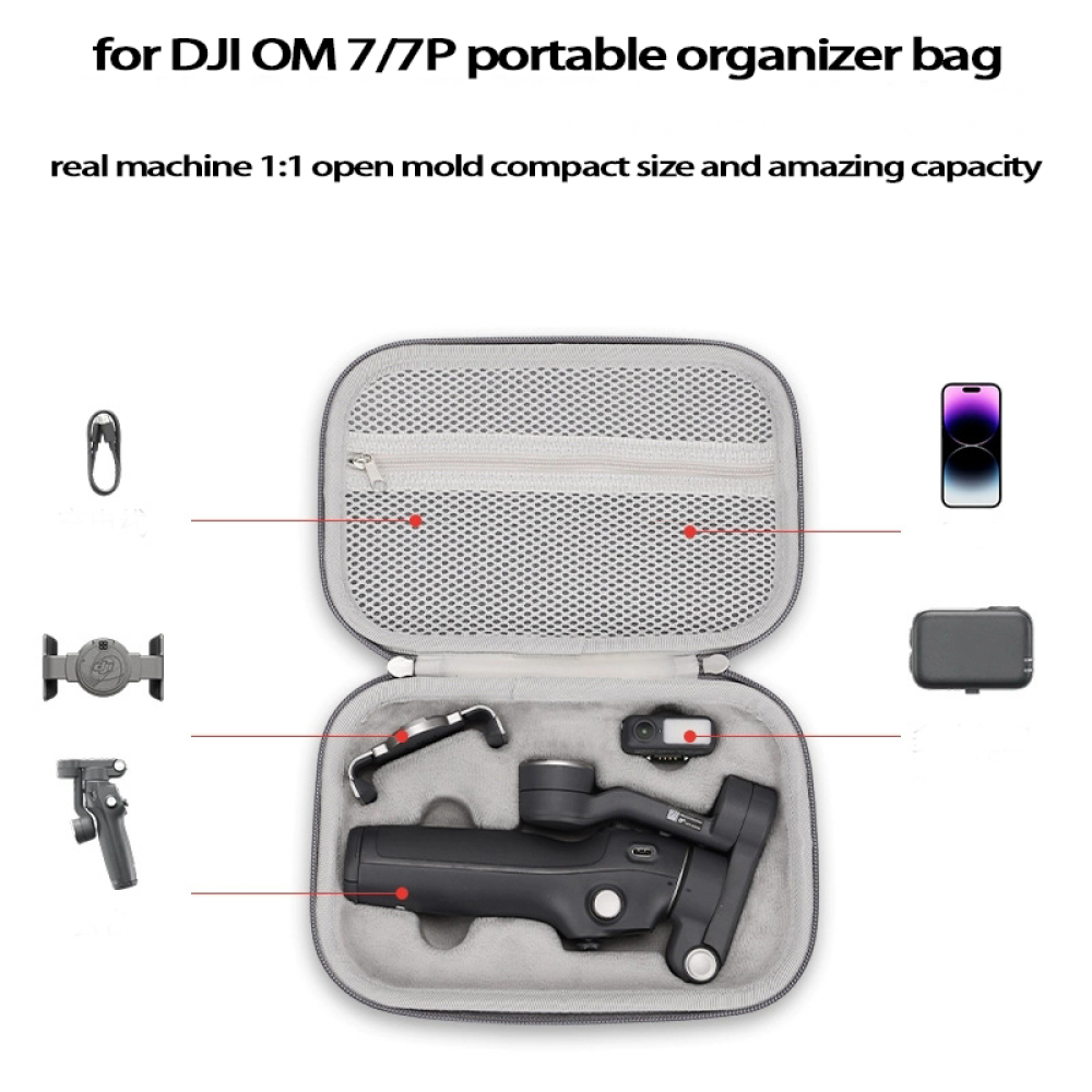 Osmo Mobile 7P ケース用、Dji OM 7 P - Drone Gimbal Case のレビューと価格